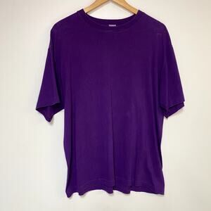 Vintage Russell Blank T-Shirt Purple 90s